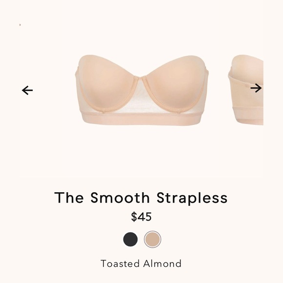 Lively Other - LIVELY "The Smooth Strapless" Bra in Toasted Almond Beige, Size 38B